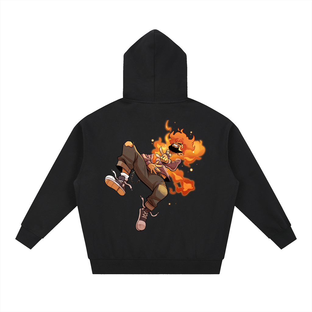 Essential Oversized Fleece Boxy Hoodie